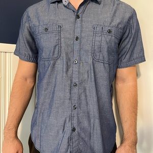 Casual button down short sleeve shirt